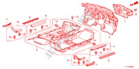 STOINO PAVIMENTO per Honda ACCORD 2.4 EXECUTIVE 4 Porte 5 velocità automatico 2012