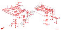 TELAIO SERVO FRONTE/TRAVE POSTERIORE(DIESEL) per Honda ACCORD 2.2 S-H 4 Porte 6 velocità manuale 2012