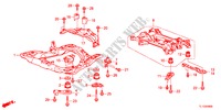 TELAIO SERVO FRONTE/TRAVE POSTERIORE per Honda ACCORD 2.4 S 4 Porte 5 velocità automatico 2012