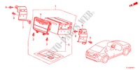 UNITA' AUDIO(NAVIGAZIONE) per Honda ACCORD 2.0 ELEGANCE 4 Porte 6 velocità manuale 2012