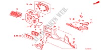 ABBELLIMENTO STRUMENTI(LATO GUIDATORE) (LH) per Honda ACCORD TOURER 2.4 TYPE S 5 Porte 6 velocità manuale 2009