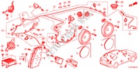 ANTENNA RADIO/ALTOPARLANTE (RH) per Honda ACCORD TOURER 2.4 TYPE S 5 Porte 6 velocità manuale 2009