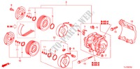 ARIA CONDIZIONATA (COMPRESSORE) (DIESEL) per Honda ACCORD TOURER 2.2 EX 5 Porte 6 velocità manuale 2009