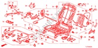 COMP. SEDILE ANT. (D.)(SEDILE ALIMENTO PIENO) (2) per Honda ACCORD TOURER 2.2 EXECUTIVE 5 Porte 6 velocità manuale 2009