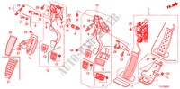 PEDALE(RH) per Honda ACCORD TOURER 2.4 TYPE S 5 Porte 6 velocità manuale 2009