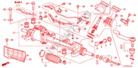 SCATOLA INGRANAGGIO P.S.(EPS) (DIESEL) (LH) per Honda ACCORD TOURER 2.2 S 5 Porte 6 velocità manuale 2009