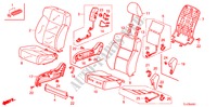 SEDILE ANTERIORE(D.)(LH) per Honda ACCORD TOURER 2.4 TYPE S 5 Porte 6 velocità manuale 2009