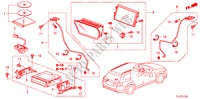 SISTEMA NAVIGAZIONE per Honda ACCORD TOURER 2.2 EX 5 Porte 6 velocità manuale 2009