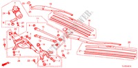 TERGICRISTALLO PARAVENTO (RH) per Honda ACCORD TOURER 2.2 EX 5 Porte 6 velocità manuale 2009
