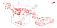 UNITA' AUDIO(NAVIGAZIONE) per Honda ACCORD TOURER 2.4 TYPE S 5 Porte 6 velocità manuale 2009