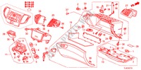 ABBELLIMENTO STRUMENTI(LATO PASSEGGERO)(LH) per Honda ACCORD TOURER 2.2 S 5 Porte 6 velocità manuale 2010
