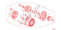 ALTERNATORE(DENSO)(2.0L) per Honda ACCORD TOURER 2.0 COMFOT 5 Porte 5 velocità automatico 2011