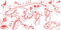ANTENNA RADIO/ALTOPARLANTE(RH) per Honda ACCORD TOURER 2.0 S 5 Porte 5 velocità automatico 2011