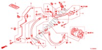 ARIA CONDIZIONATA(TUBI/CONDOTTI)(2.4L)(LH) per Honda ACCORD TOURER 2.4 EXECUTIVE 5 Porte 6 velocità manuale 2011
