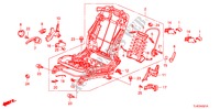 COMP. SEDILE ANT.(D.)(ALTEZZA MANUALE) per Honda ACCORD TOURER 2.0 ES 5 Porte 6 velocità manuale 2011
