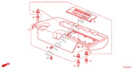 COPERTURA MOTORE(DIESEL) per Honda ACCORD TOURER 2.2 TYPE S-H 5 Porte 6 velocità manuale 2011