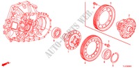 DIFFERENZIALE per Honda ACCORD TOURER 2.4 EXECUTIVE 5 Porte 6 velocità manuale 2011