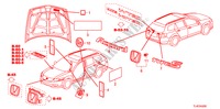 EMBLEME/ETICHETTE CAUZIONE per Honda ACCORD TOURER 2.2 TYPE S-H 5 Porte 6 velocità manuale 2011