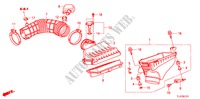 FILTRO ARIA(2.4L) per Honda ACCORD TOURER 2.4 TYPE S 5 Porte 5 velocità automatico 2011