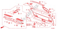 FODERA PORTELLONE per Honda ACCORD TOURER 2.2 EXECUTIVE 5 Porte 5 velocità automatico 2011