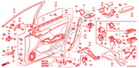 FODERAMENTO PORTIERA ANT.(LH) per Honda ACCORD TOURER 2.4 EXECUTIVE 5 Porte 5 velocità automatico 2010