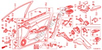 FODERAMENTO PORTIERA ANT.(RH) per Honda ACCORD TOURER 2.0 S 5 Porte 5 velocità automatico 2011