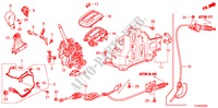 LEVA SELEZIONE(LH) per Honda ACCORD TOURER 2.4 EXECUTIVE 5 Porte 5 velocità automatico 2011