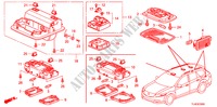LUCE INTERIORE(1) per Honda ACCORD TOURER 2.2 TYPE S-H 5 Porte 6 velocità manuale 2011