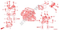 MONTATORI MOTORE(DIESEL)(MT) per Honda ACCORD TOURER 2.2 EXECUTIVE 5 Porte 6 velocità manuale 2011