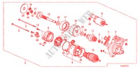 MOTORE AVVIATORE(DENSO)(2.0L) per Honda ACCORD TOURER 2.0 S 5 Porte 6 velocità manuale 2011