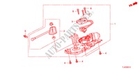 MOTORE PORTELLONE AUTOMATICO per Honda ACCORD TOURER 2.2 TYPE S-H 5 Porte 6 velocità manuale 2011