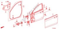 PANNELLI PORTIERE ANT. per Honda ACCORD TOURER 2.4 EXECUTIVE 5 Porte 6 velocità manuale 2010