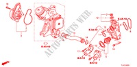 POMPA ACQUA(DIESEL) per Honda ACCORD TOURER 2.2 TYPE S-H 5 Porte 6 velocità manuale 2011