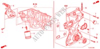 POMPA OLIO(2.0L) per Honda ACCORD TOURER 2.0 ES-GT 5 Porte 5 velocità automatico 2011