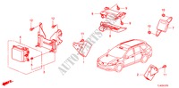 RADAR/LKAS per Honda ACCORD TOURER 2.2 EXECUTIVE 5 Porte 5 velocità automatico 2010