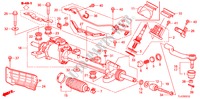SCATOLA INGRANAGGIO P.S.(EPS)(DIESEL)(LH) per Honda ACCORD TOURER 2.2 EXECUTIVE 5 Porte 5 velocità automatico 2011