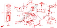 SERBATOIO COMBUSTIBILE per Honda ACCORD TOURER 2.0 EXECUTIVE 5 Porte 5 velocità automatico 2011