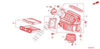 SOFFIATORE RISCALDATORE(LH) per Honda ACCORD TOURER 2.2 EXECUTIVE 5 Porte 5 velocità automatico 2011