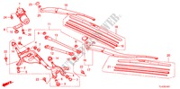 TERGICRISTALLO PARAVENTO(RH) per Honda ACCORD TOURER 2.4 TYPE S 5 Porte 6 velocità manuale 2010