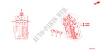 UNITA DI CONTROLLO(CABINA)(2) per Honda ACCORD TOURER 2.2 EXECUTIVE 5 Porte 5 velocità automatico 2011