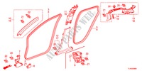 ABBELLIMENTO PILASTRO(LH) per Honda ACCORD TOURER 2.2 TYPE S-H 5 Porte 6 velocità manuale 2012