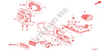 ABBELLIMENTO STRUMENTI(LATO GUIDATORE)(RH) per Honda ACCORD TOURER 2.0 ES 5 Porte 5 velocità automatico 2012