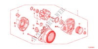ALTERNATORE(DENSO)(2.0L) per Honda ACCORD TOURER 2.0 S 5 Porte 6 velocità manuale 2012