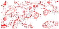 ANTENNA RADIO/ALTOPARLANTE(RH) per Honda ACCORD TOURER 2.0 ES-GT 5 Porte 5 velocità automatico 2012