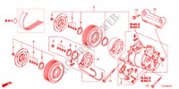 ARIA CONDIZIONATA(COMPRESSORE)(2.4L) per Honda ACCORD TOURER 2.4 TYPE S 5 Porte 5 velocità automatico 2012