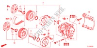 ARIA CONDIZIONATA(COMPRESSORE)(DIESEL) per Honda ACCORD TOURER 2.2 ELEGANCE 5 Porte 6 velocità manuale 2012
