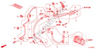 ARIA CONDIZIONATA(TUBI/CONDOTTI)(2.0L)(LH) per Honda ACCORD TOURER 2.0 ELEGANCE 5 Porte 6 velocità manuale 2012