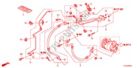 ARIA CONDIZIONATA(TUBI/CONDOTTI)(2.4L)(LH) per Honda ACCORD TOURER 2.4 S 5 Porte 6 velocità manuale 2012