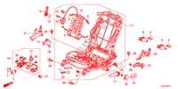 COMP. SEDILE ANT.(S.)(ALTEZZA MANUALE) per Honda ACCORD TOURER 2.0 COMFOT 5 Porte 6 velocità manuale 2012