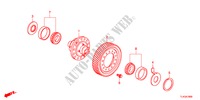 DIFFERENZIALE(DIESEL) per Honda ACCORD TOURER 2.2 ELEGANCE 5 Porte 5 velocità automatico 2012
